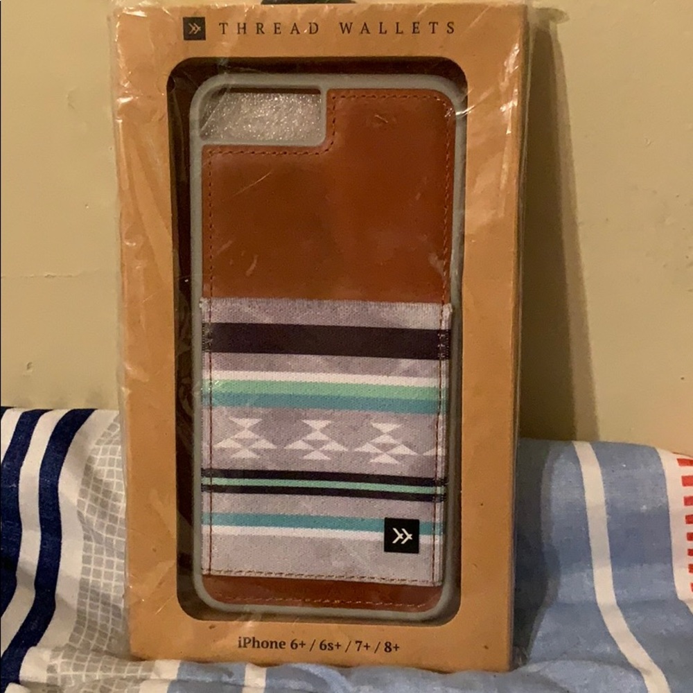 Thread wallet phone case